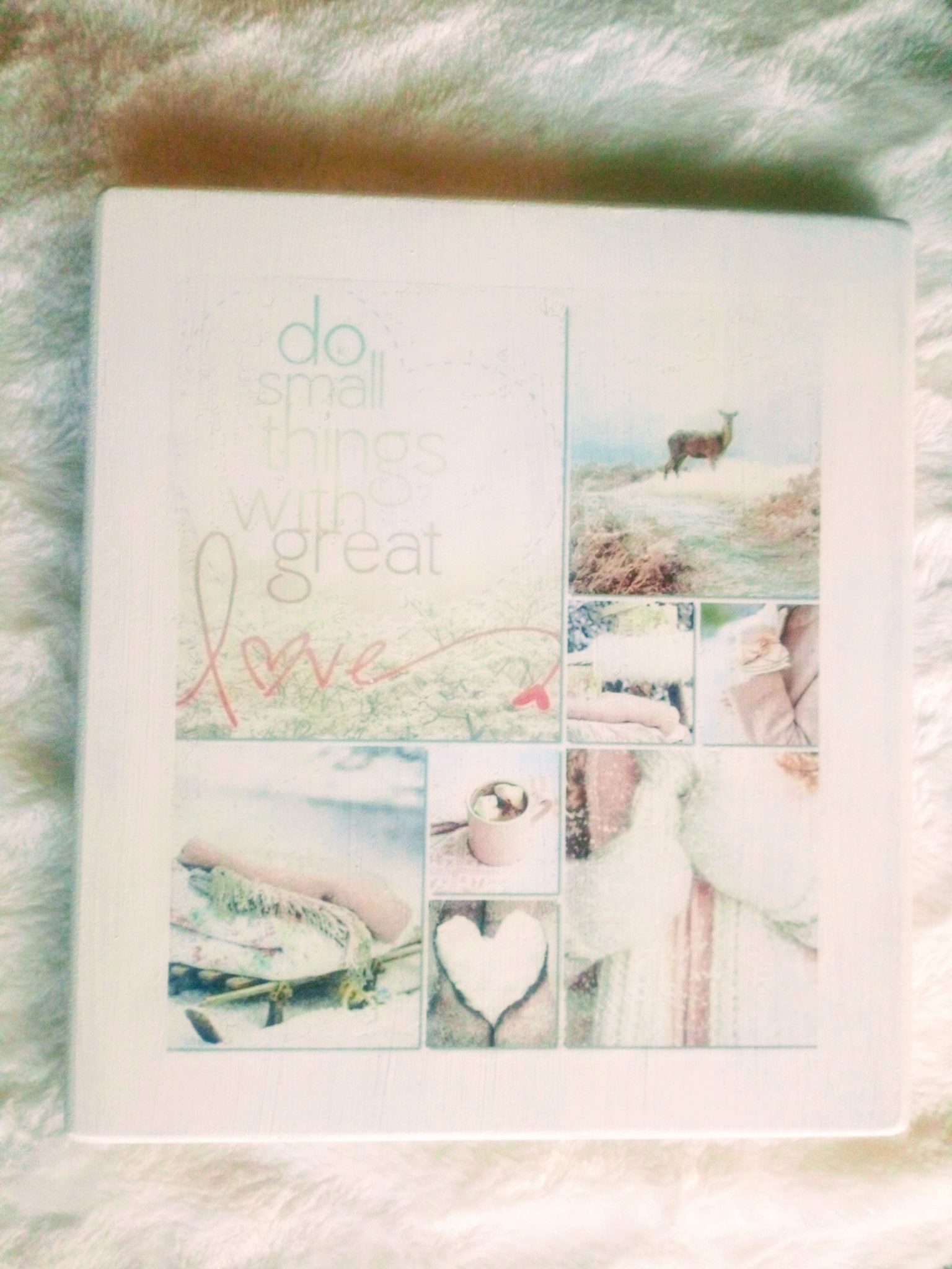 Deco-bordje: Love (dubbelzijdig)