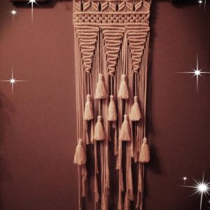 Macramé - Wandkleed met pijl