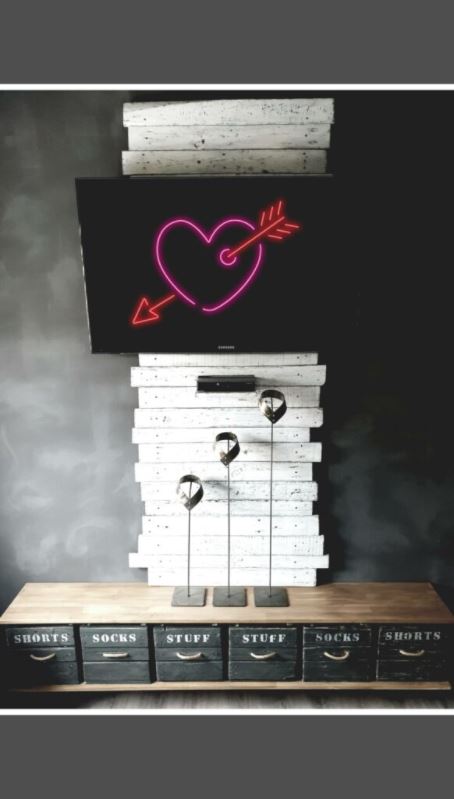 Dubbelzijdige houten kistjes antraciet