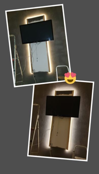 TV-wand: de eerste contouren