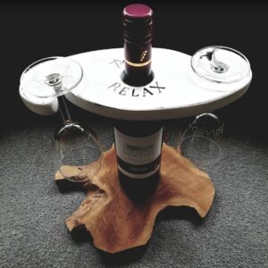 Gepersonaliseerde duo wijnglashouder