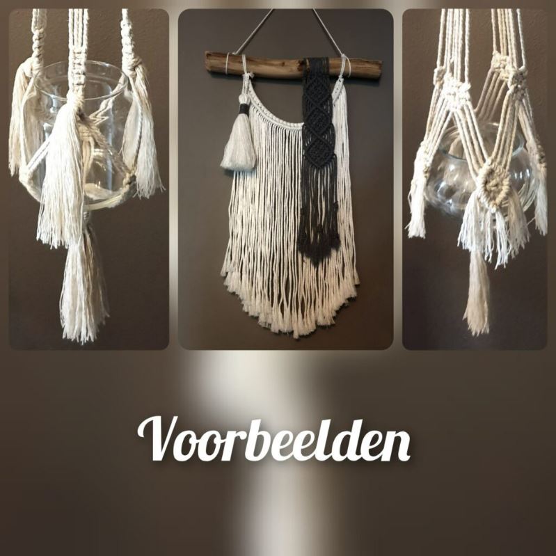 Workshop - Macramé - voorbeelden