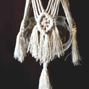 Macramé - Plantenhanger "Diamond"