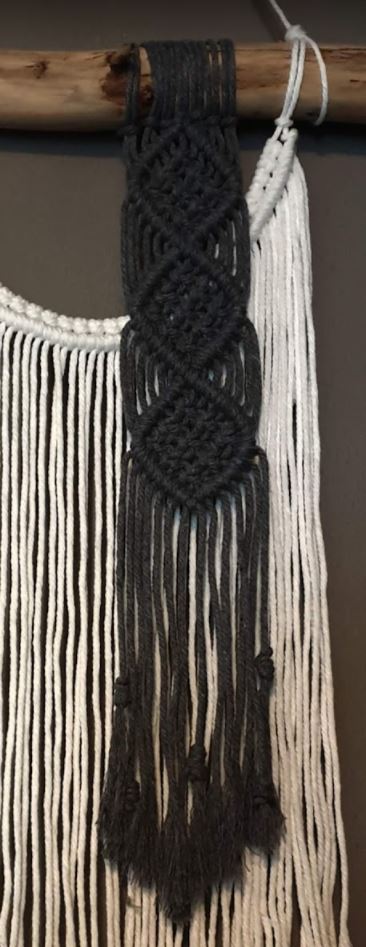 Macramé - Wandkleed Diamonds