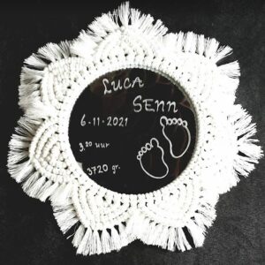 Macramé - Spiegel "Luca"