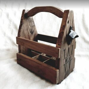 Houten Bier Caddy