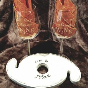 Duo-Wijnglashouder-time to relax