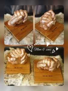 Mom & sons copper Gipshanden Mom en Sons